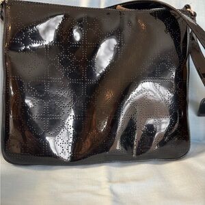 Kate Spade Glossy Black Shoulder Bag